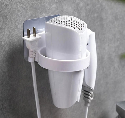 Super Strong Wall Adhesive Hair Dryer Holder 1
