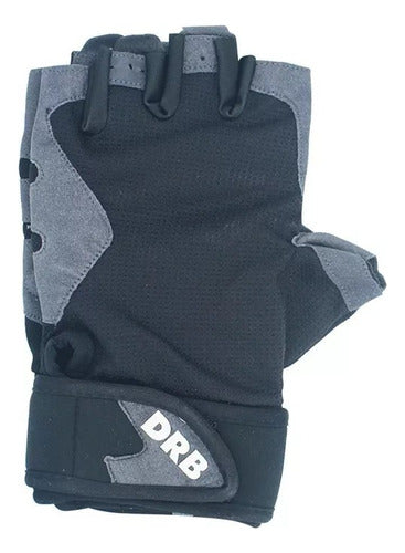 DRB Gym Glove Chrome Training/Fitness Adjustable Reinforced 0