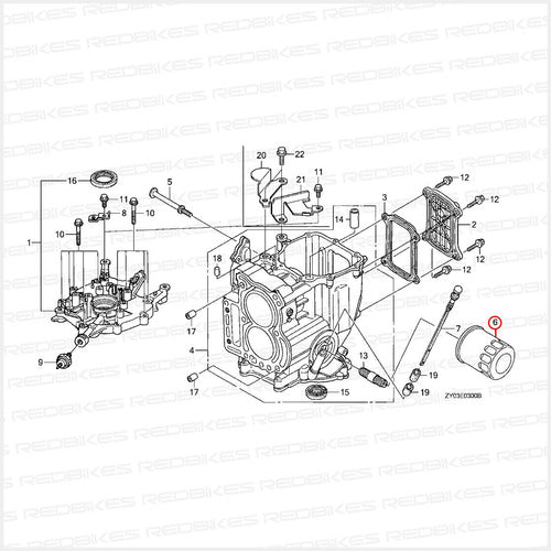 Honda Filtro Aceite Fuera De Borda Bf 90 Original Usa Ff 1