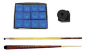 Kit 2 Tacos Pool Profesional 1.20m + Tizas X12 + Portatizas 4