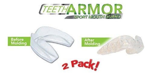 Pack of 2 Teeth Armor Sports Mouth Protectors 3