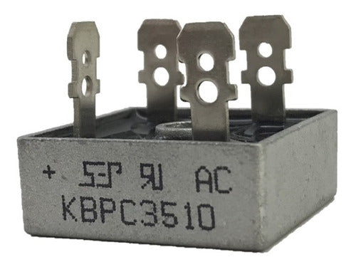 MIC Puente De Diodos 1000v 35a Kbpc3510 Kbpc 3510 Pack X5 0