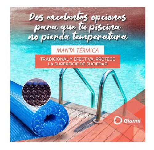 Gianni Manta Térmica Piscina Anti-UV 300 Micras 1.5m X 95m Rollo 1