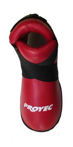 Proyec Taekwondo Kick Boots Foot Protectors - PU Leather Kick Pads 13