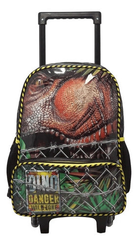 LSyD Dino Dinosaur Backpack with Trolley 16" 0