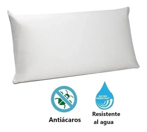 Pack 2 Fundas Almohadas Impermeable Pvc Con Cierre 50 X 70cm 1