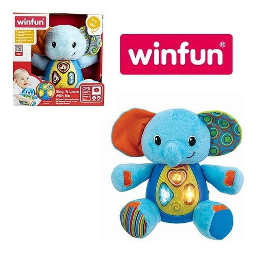 Winfun Elephant Timber Amigo Didactic Light Sound Jeg 000689 2