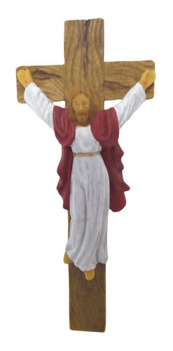 Alcasatu Unbreakable Cross Jesus Resurrected 20cm 0