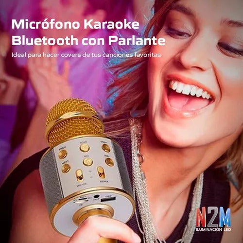 Wireless Microphone WS-858 Karaoke Bluetooth for Kids 6