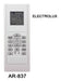 Electrolux Remote Control AR837 for Air Conditioner 1