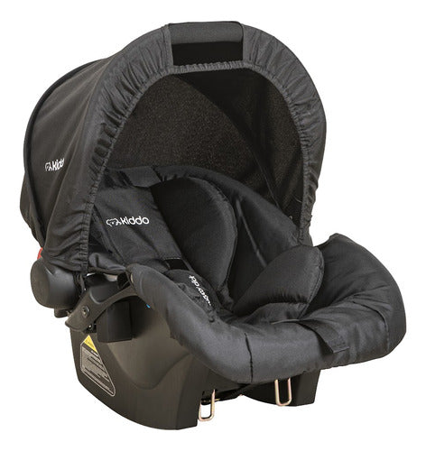 Kit Bebê Conforto Cozycot Click Com Espelho 2 Em 1 Preto 1