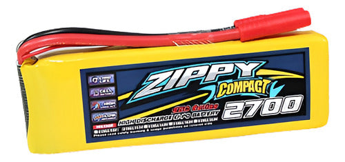 2700mah Compacto Zippy Rc 3s 25c Lipo Pack 0