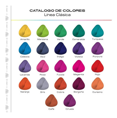 Fantasy Hair Dye - Utopia Colors - All Colors 125 mL 45