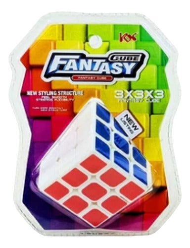 Fantasy Cubo Magico 3x3 Plastico Resistente En Blister 0