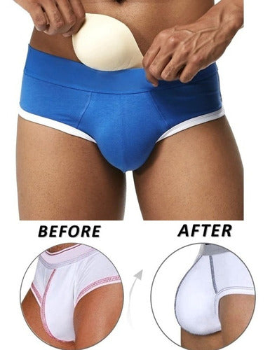Frontal Padding (Push-Up) for Underwear and Sungas 2