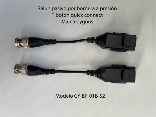 Cygnus Balun Pasivo Por Bornera A Presión x 16 Unidades Apto Cámara 2