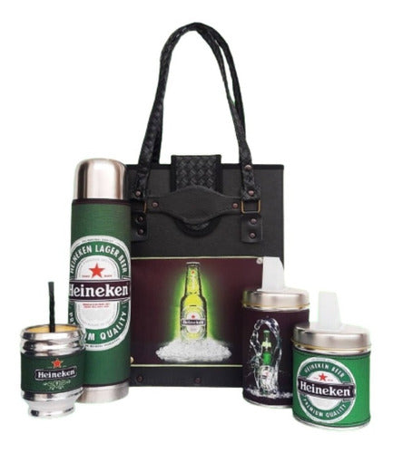 Set Matero Kit De Mate Cerveza Completo Heineken 0