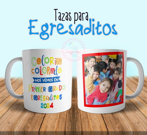 Imprimi Kits Plantillas Tazas Egresaditos 2024 Diseños Para Sublimar #4 4