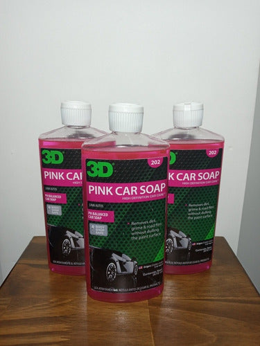 3D Pink Car Soap | Shampoo pH Neutral 500 mL 1