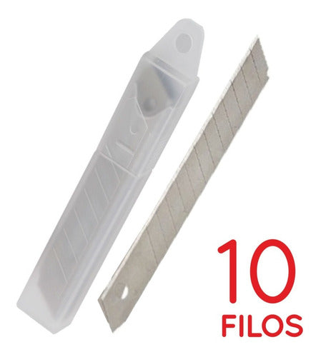 Pack of 10 SDI Cutter Blade Replacement 9mm Small Cutting 0