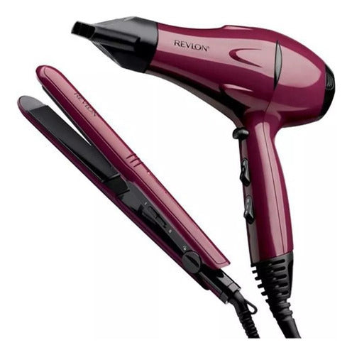 Revlon Hair Dryer and Straightener Kit RVDR5230LA2A - AJ HOG 0