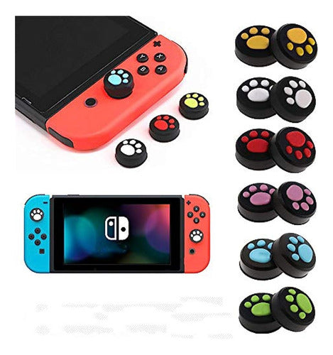 GGZone Thumb Grips Cover Stick Joystick Caps for Nintendo Switch 0