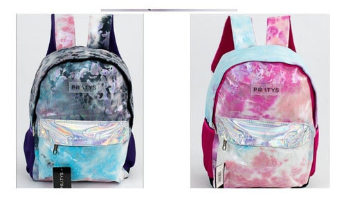 School Backpack Club Pratys Girl Iridescent Shine 0