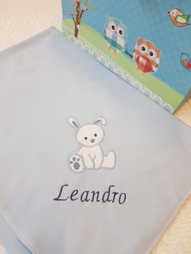 New Baby Personalized Cotton Baby Blanket 0