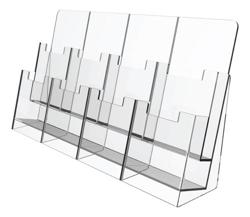 Letratec Multiple Acrylic Brochure Holder PB28-A4 0