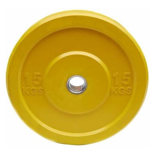 Disco Olímpico Bumper Plate 15kg 0