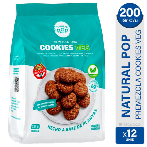 Premezcla Natural Pop Cookies Vegano Sin Tacc X12 01mercado 1