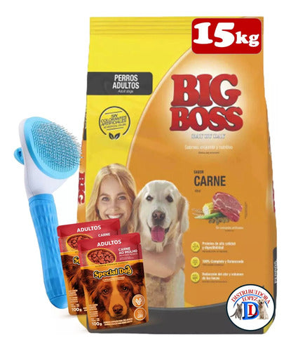 Big Boss Perro Adulto Carne 15 Kg + Regalo 0