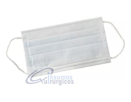 INSUMOS QUIRÚRGICOS Disposable Surgical Mask Triple Layer with Clip x50 1