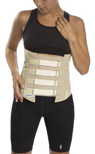Orthopedic Lumbar Corset with Ballenated Spine Support 42