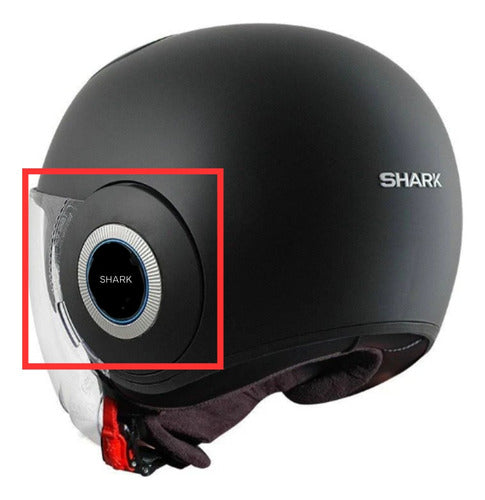SHARK Nano Matte FX6415P Motorcycle Helmet Side Covers 3