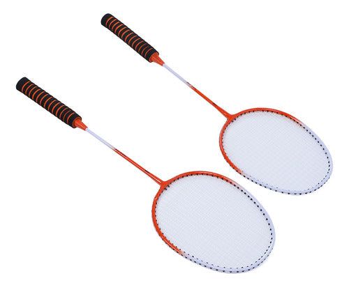 Conjunto De Petecas De Raquete De Badminton Vermelho Profess 6