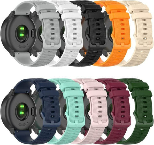 Replacement IBS Silicone Band for Garmin Forerunner 245/645/55 Venu Sq Vivomove 13