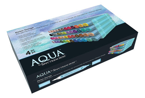 Espectro Noir S Stor4 Aqua Caja De 4 Bandejas De Almacenamie 0