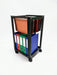 Materia Rolling File Cabinet for 50 Hanging Folders - Black 0