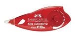 Corretivo Fita Corretiva Faber-castell 4mmx10m Cx C/6 Unid. 1