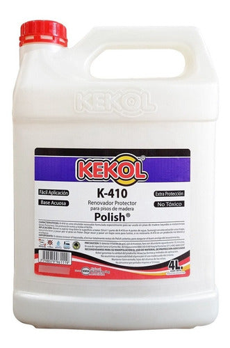 Renovador De Pisos De Madera Kekol Polish K-410 4 Lts 0