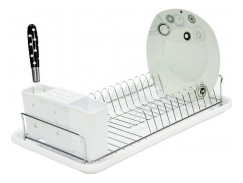 Bk Home Dish Drainer with Drip Tray for Countertop 0