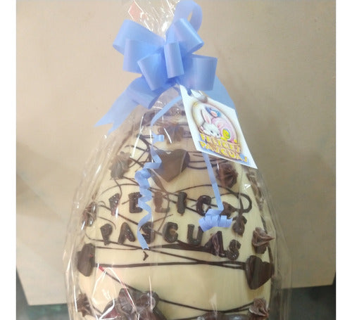 Handcrafted 3 Kg Easter Egg N° 30 Premium Chocolate 0