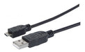 Manhattan Usb 2.0 A Microb Male/Male Cable 1.8 M 1