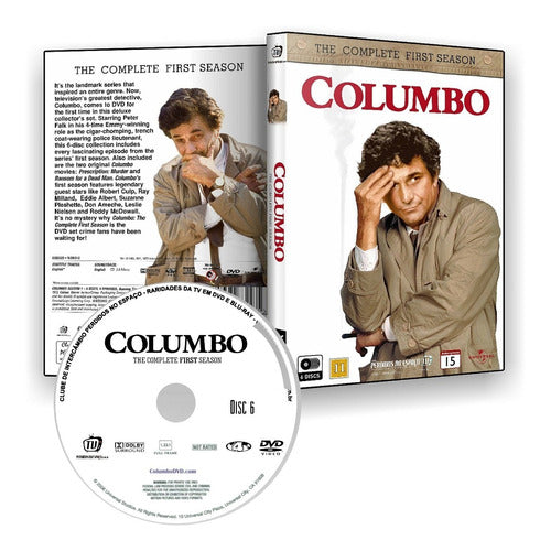 Columbo Série Clássica Completa Dublada 7 Temp 45 Eps 23 Dvd 4