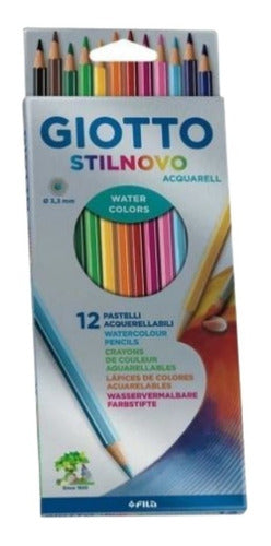 Lapices De Colores Giotto Stilnovo Acuarelables X12 Colores 1