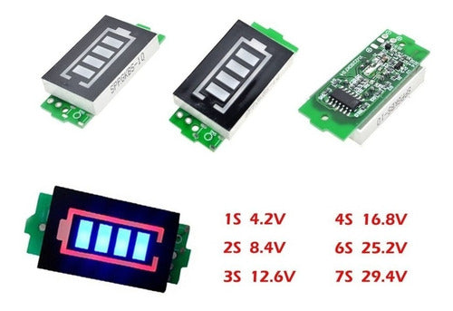 HobbyTronica Modulo Indicador Carga De Bateria De Litio 3s 9.9v - 12.6v 2