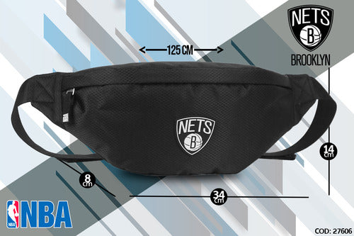 NBA Brooklyn Nets Urban Sports Waist Pack Adjustable Licensed 1