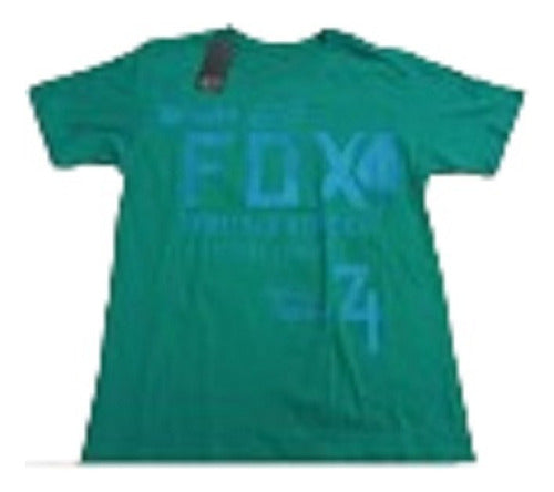 Fox Kids Heritage Green Short Sleeve T-Shirt Size L 0