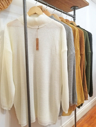 Maxi Women's Sweater - Sienna Model - Espacio De Bellas 28